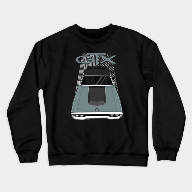 Plymouth Road Runner GTX 1971 - 1972 - winchester gray Crewneck Sweatshirt by V8social